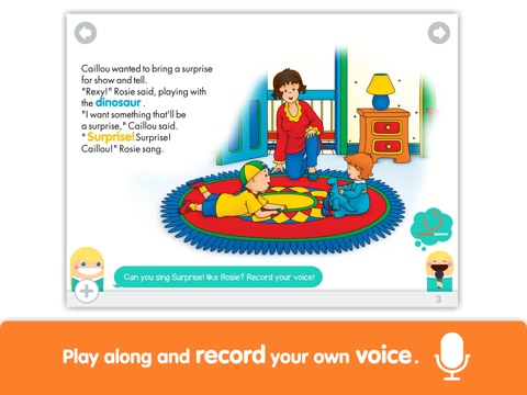 Caillou: Show and Tell by i Read With screenshot 3