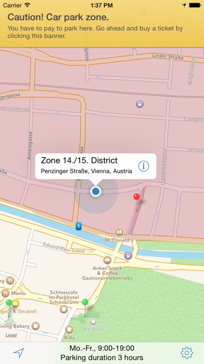 Parkzones - Car Parking Zones and Ticket Information Vienna