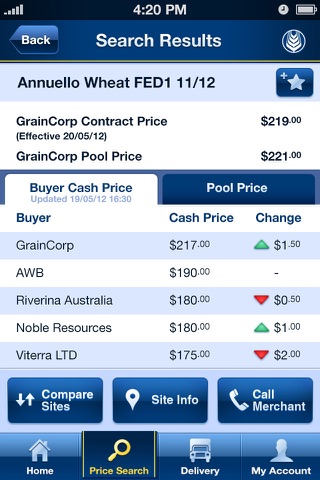 GrainCorp screenshot 2