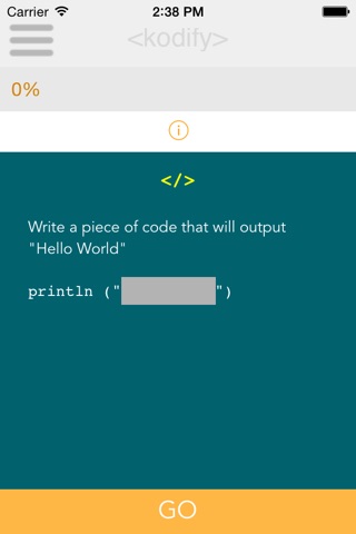 Kodify: A swift and easy way to learn the new programming language on the go screenshot 4