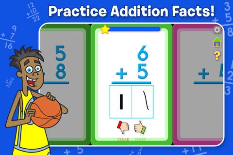 Addition Flash Cards from School Zone screenshot 2