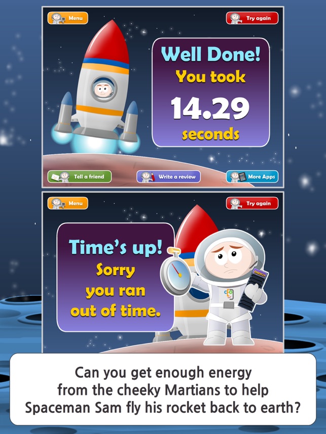 Maths Martians HD: Times Tables(圖4)-速報App