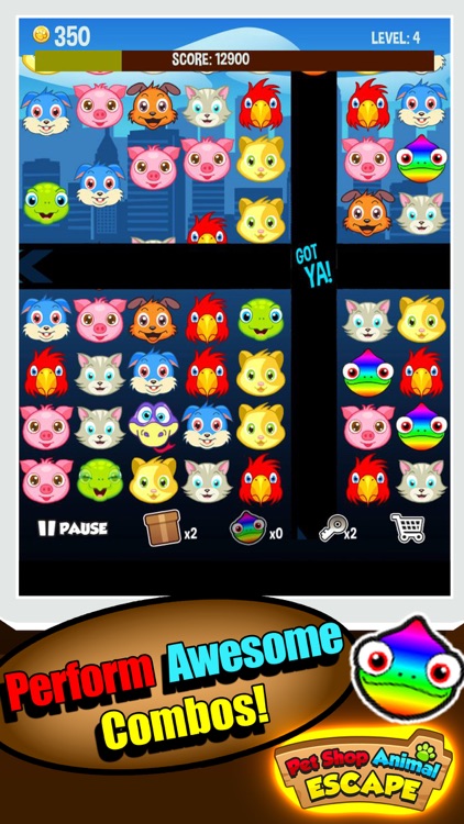 A Pet Shop Animal Escape Match 3 Tap Rescue Game screenshot-3