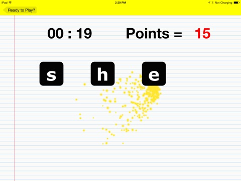 Kindergarten Common Core Sight Word Scramble screenshot 3