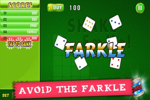 Farkle Blitz PRO - Vintage Dice Game 10000 screenshot 2