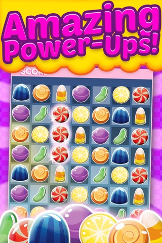 Candy Games Mania Puzzle Games 2014 - Fun Candies Swapping Game For iPhone And iPad HD FREE screenshot 2
