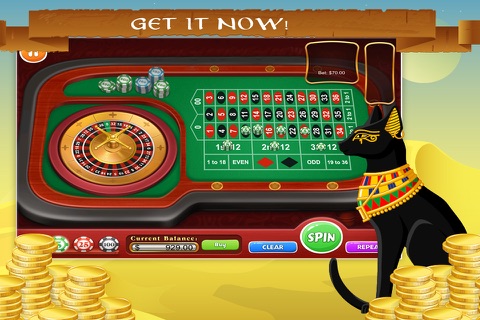 Cleopatra Roulette Board FREE - Play Strategy in a High Roller Table screenshot 3