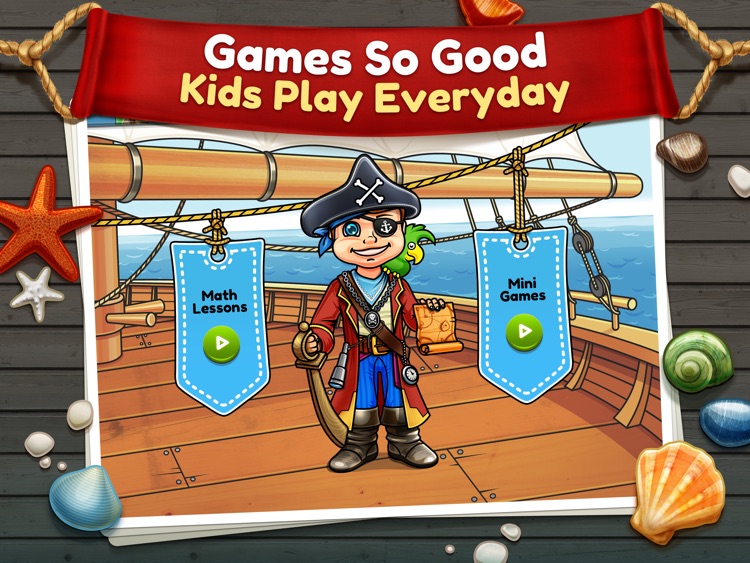 Turbo Math - Pirate Challenge Game: Educational App For Kindergarten, First, Second, Third and Fourth Grade Kids