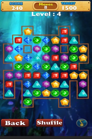 Jewel Blast : Fun World of Jewel Madness Blitz Adventure screenshot 4