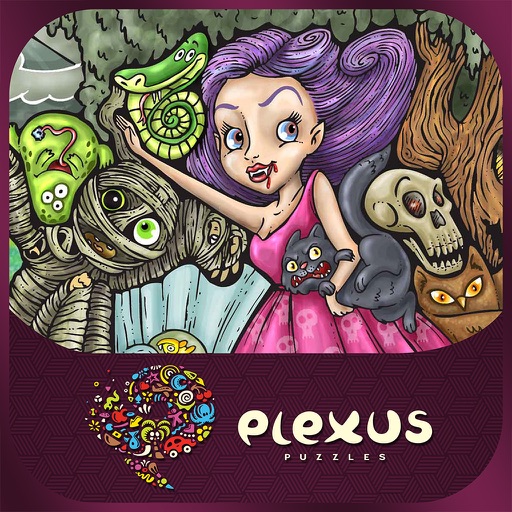 Creepy Night Begins, a PLEXUS Puzzle iOS App