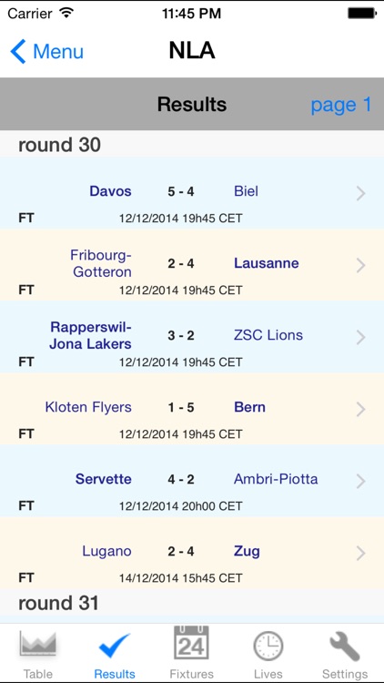 Ice Hockey Platform - Worldwide Live Result