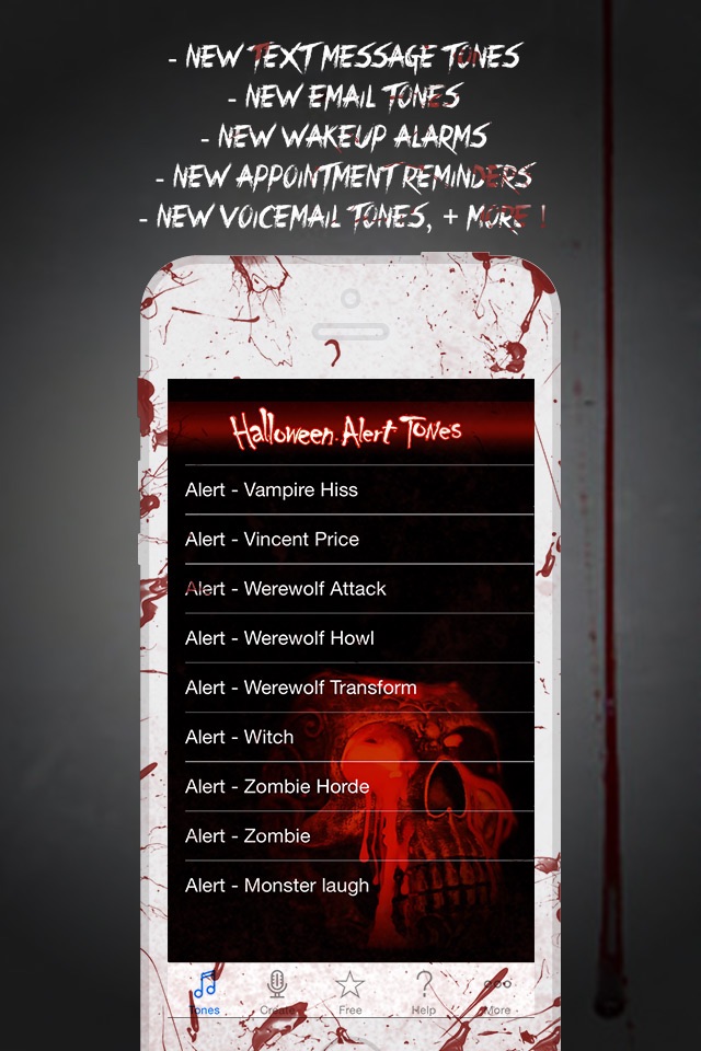 Halloween Alert Tones - Scary new sounds for your iPhone screenshot 3