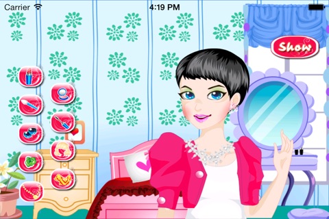 short Hairstyle Salon - girly games screenshot 2