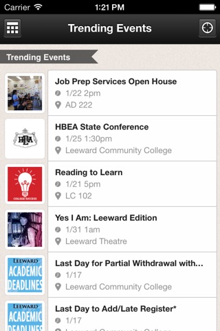 Leeward Events screenshot 2