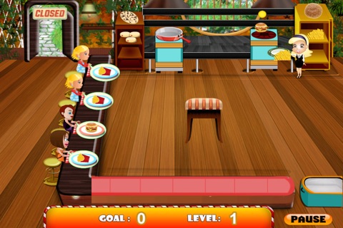 Hamburger Pizza Cafe Diner - Cooking Dash Game For Girls screenshot 3
