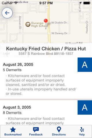 Restaurant Grades Southern NV screenshot 2
