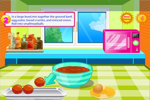 Cocktail Meatballs - Cooking games screenshot 2