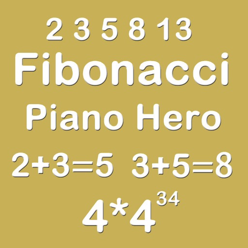 Piano Hero Fibonacci 4X4 - Merging Number Blocks And  Playing With Piano Music iOS App