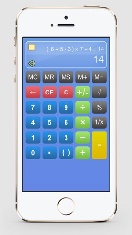 電卓のHD ％無料 - アプリ、 iPhoneとiPodのための式ディスプレイ＆注目紙テープでプロ基本CalculaterのAppのおすすめ画像3