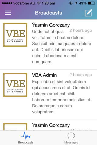 Virtual Business Enterprise screenshot 2