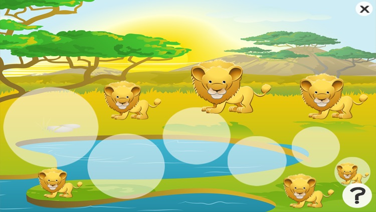 Animals of the safari game for children: Learn for kindergarten, preschool or nursery school! screenshot-3