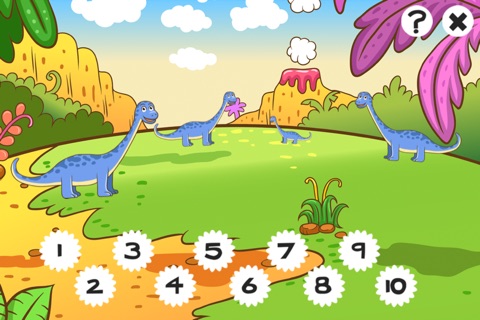 A Counting Game for Children: Learn to count 1-10 with Dinosaurs screenshot 3