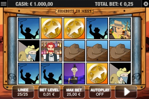 Slot Cowboys | Slot machine da casino a soldi veri | Garantito AAMS screenshot 2