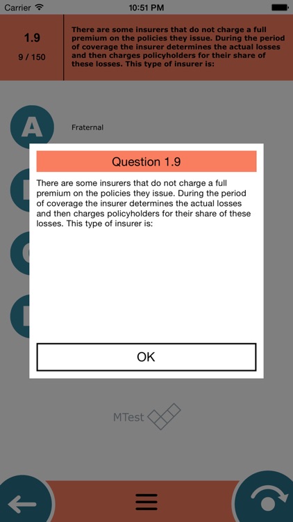MTest: Life And Health Insurance Test screenshot-4