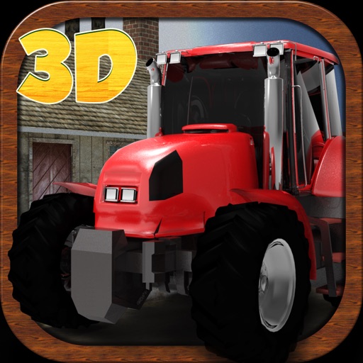 3D Farm Tractor Simulator - A parking and simulation game for truckers and drivers Icon