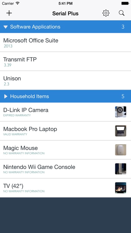 Serial Plus - Home Inventory and Warranty Manager