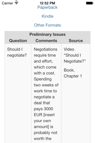 Negotiation Planner: Simple and Effective Tools for Negotiation Success screenshot 4
