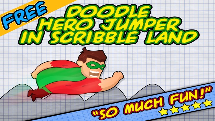 Doodle Hero Jumper In Scribble Land