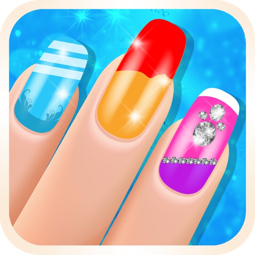 A Best Friends Sleepover Nail Salon Maker - Free Games Icon