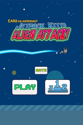 Jetpack Kitty Alien Attack starring Ears the Astronaut screenshot 2