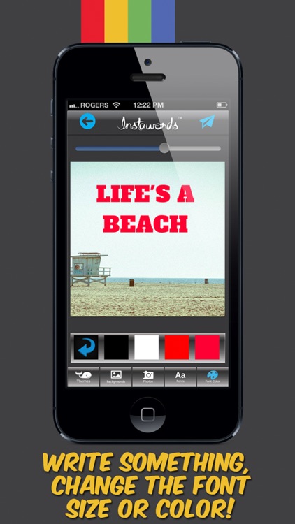 InstaWords Free - Add Text Over Your Photos or Make Them Into Beautiful Pictures screenshot-3