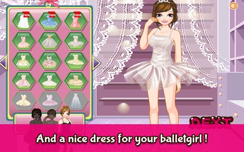 Ballet Fashion - Ballerina fairy tale and princesses boutique game for kids and girls screenshot 3