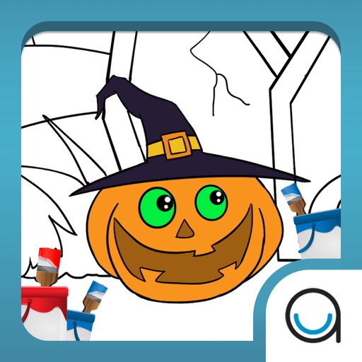 Tiny Artist Coloring Shapes Halloween Theme FREE