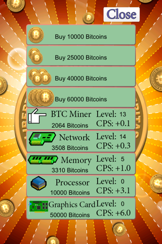 Bitcoin Clicker Game Free screenshot 2