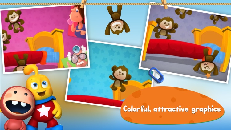 5 Little Monkeys Jumping On The Bed: TopIQ Story Book For Children in Preschool to Kindergarten HD screenshot-4