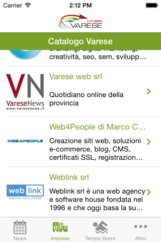Varese for Expo 2015 screenshot 2