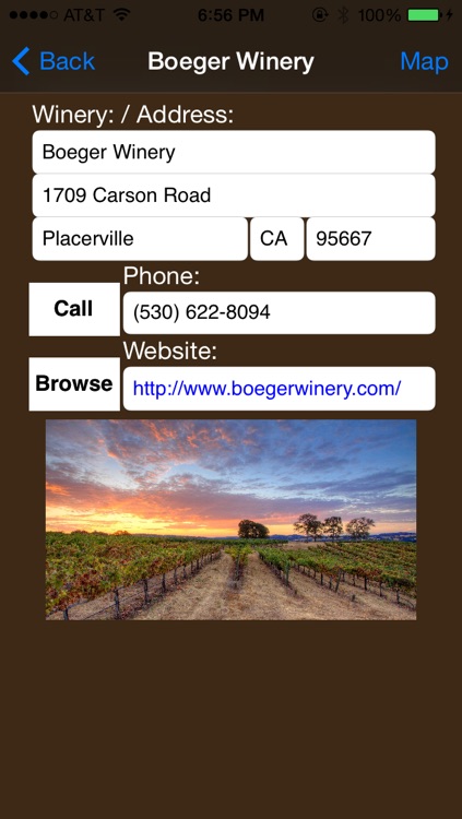 Sierra Foothills Winery Finder screenshot-3