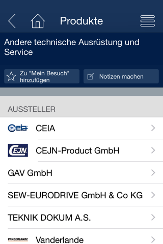 inter airport Europe 2015 App screenshot 4