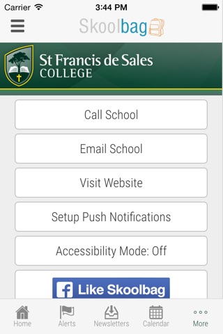 St Francis de Sales College - Skoolbag screenshot 4