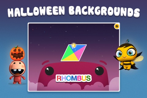 Monster Shapes Sorting Puzzle for Kids Halloween Theme FULL screenshot 4