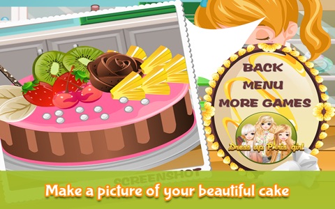 Cake Maker - Make your own recipe and make, bake and decorate your cake in this cooking academy! screenshot 4