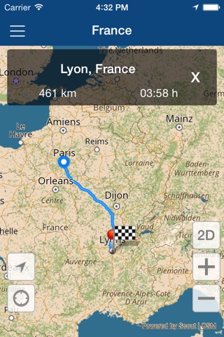 France Offline Travel Map screenshot 3