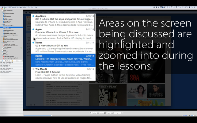 Learn - OS X Yosemite Core Apps Edition(圖2)-速報App