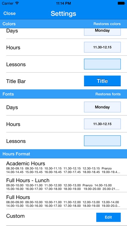 Class Schedule screenshot-4