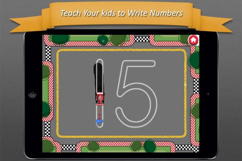 Race & Trace : Intro to Tracing Numbers & Math Symbols FULL screenshot 3