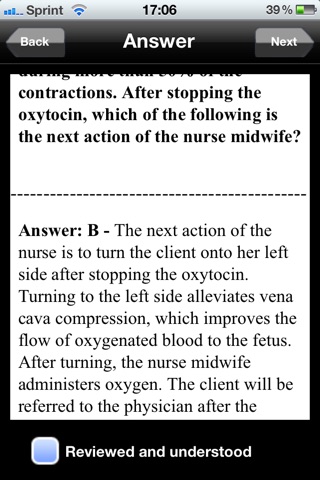 Nurse Midwife Exam Prep screenshot 2